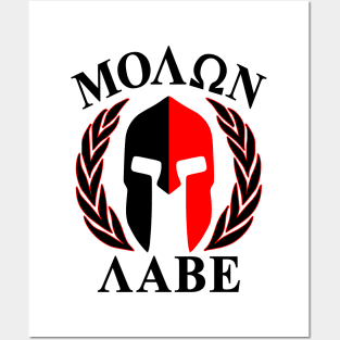 Mod.25 Molon Labe Greek Spartan Posters and Art